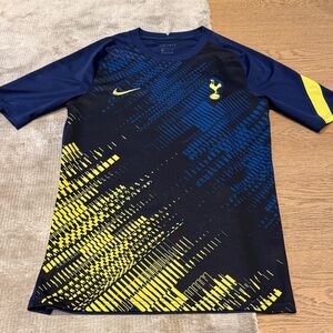 Nike Tottenham Spurs Navy and Yellow Athletic Shirt